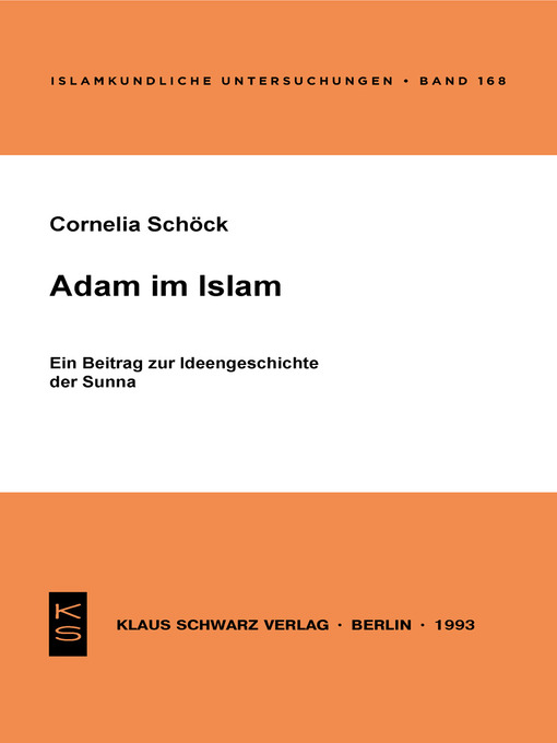 Title details for Adam im Islam by Cornelia Schöck - Available